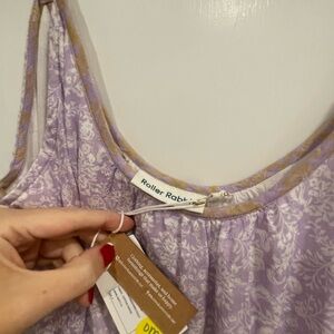 Roller Rabbit Lavender Floral Tank Top